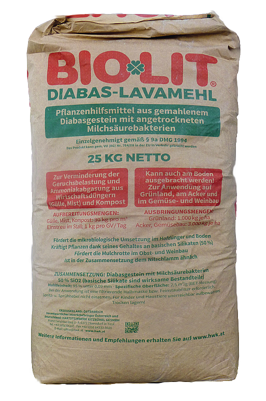 Produktfoto: biolit fein plus 25 kg sack