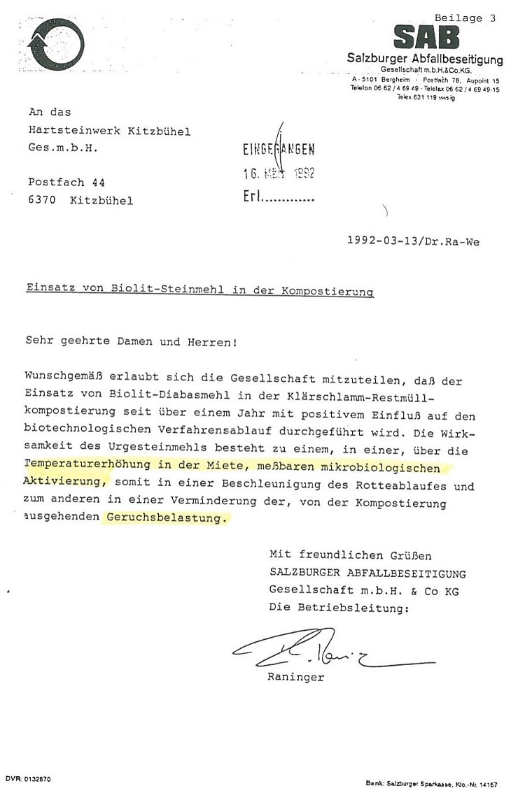 kompost erfolge mit biolit
